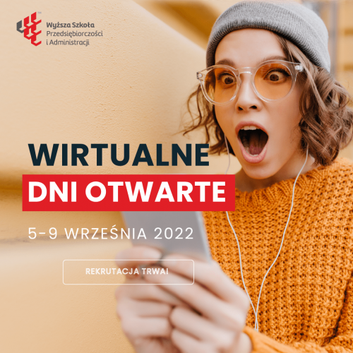 wirtualne dni otwarte wspa plakat - studia w lublinie