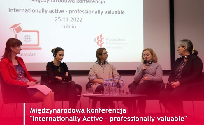 Międzynarodowa konferencja ,,Internationally Active - professionally valuable" - uczestniczki