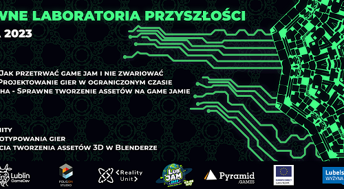 plakat z harmonogramem konferencji „Kreatywne laboratoria przyszłości”
