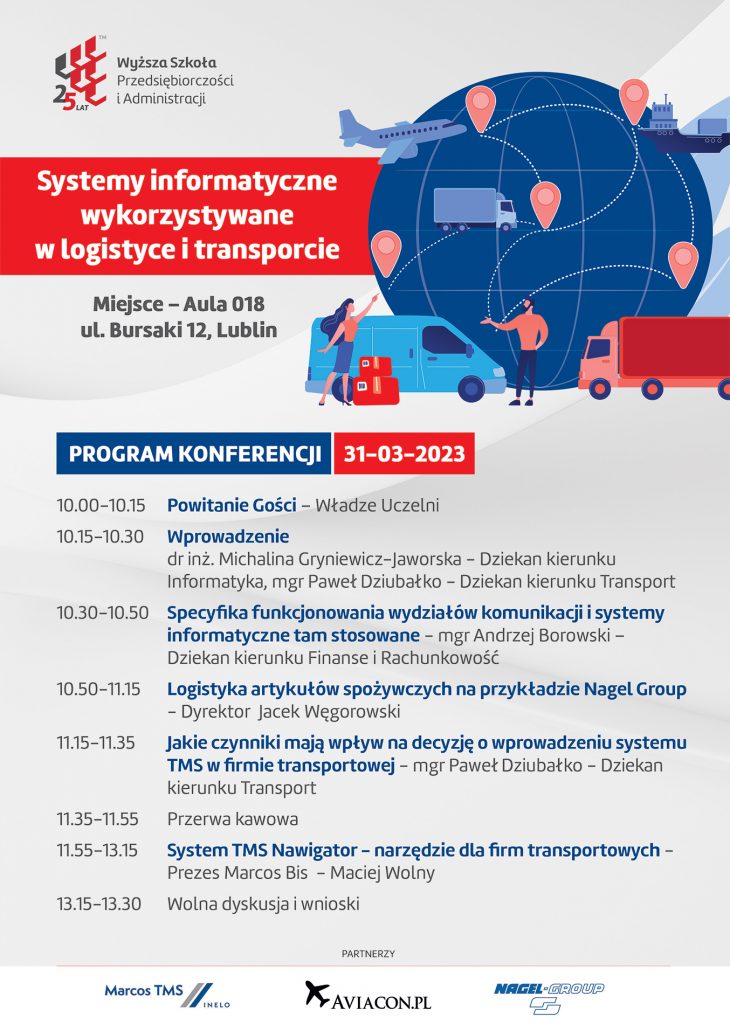 plakat informacyjny - konferencja w WSPA
