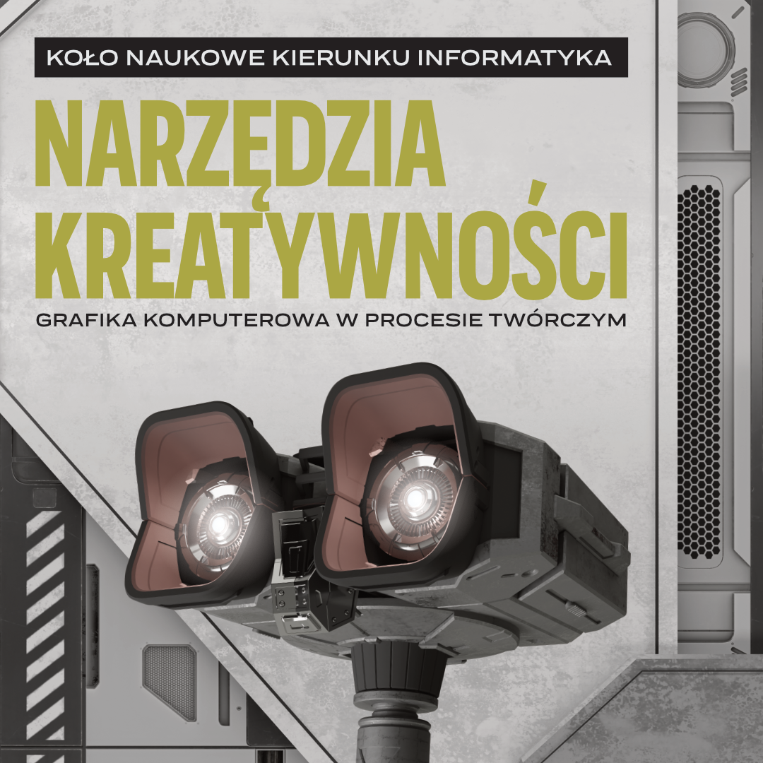 plakat Koło Naukowe WSPA - narzędzia kreatywności