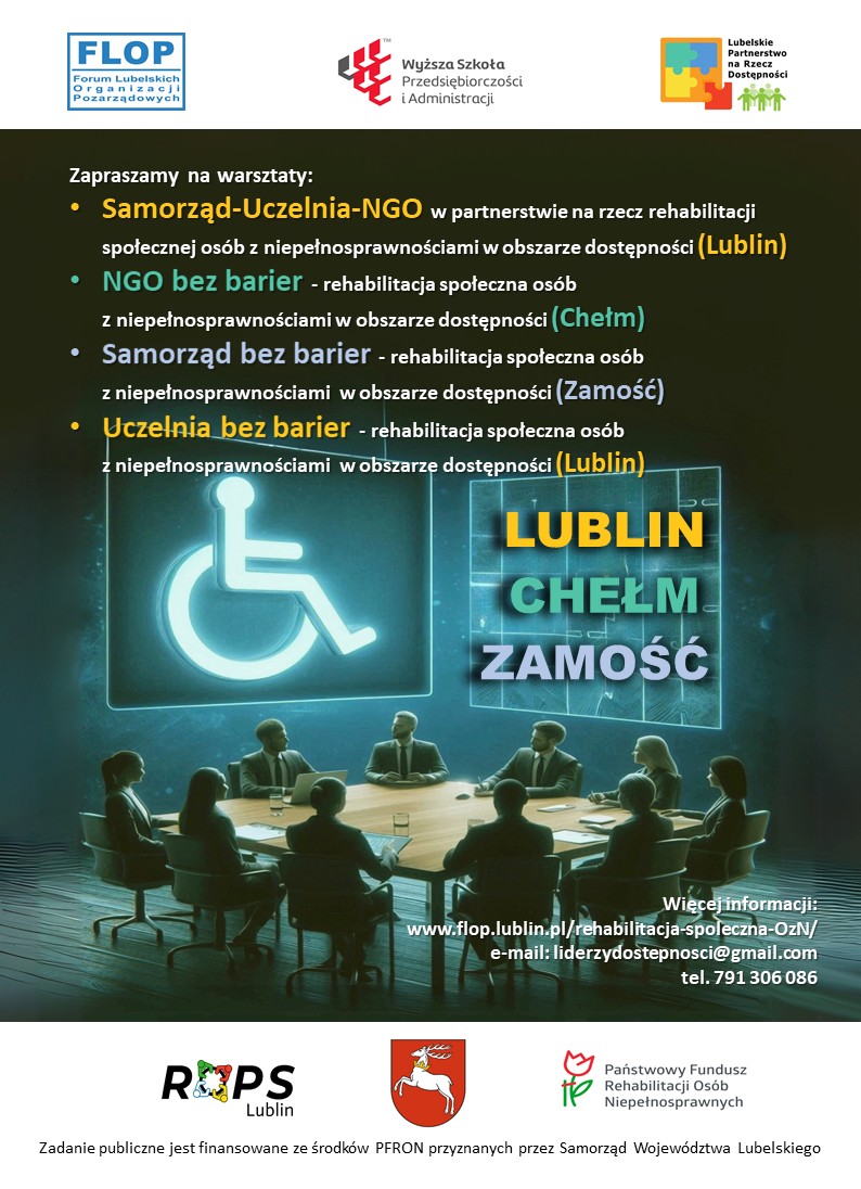 PLAKAT_warsztaty rehabilitacja społeczna OzN