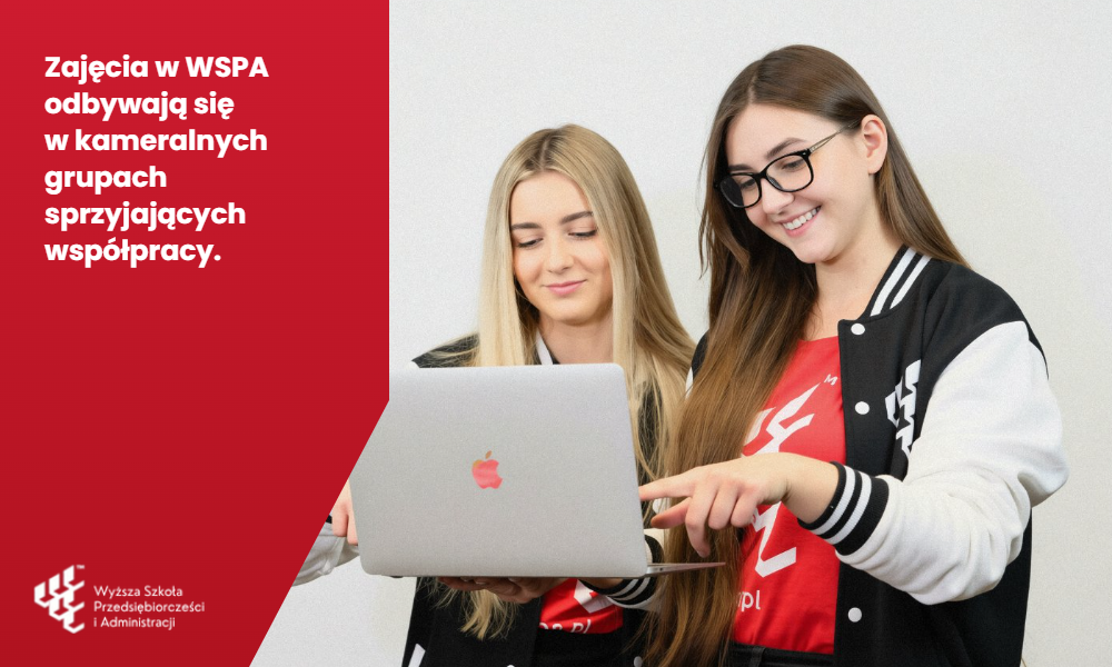 Zajęcia w kameralnej grupie w WSPA sprzyjające współpracy przy projektach