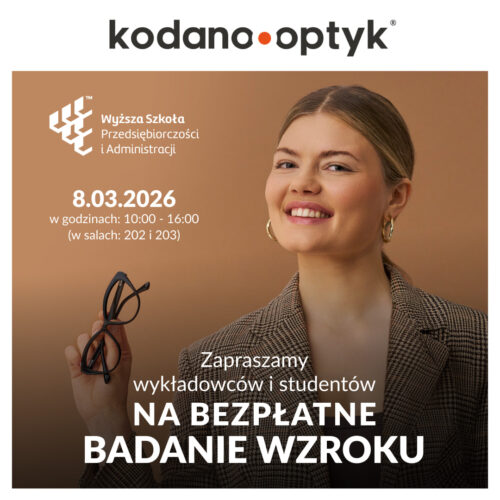 Bezpłatne badanie wzroku dla społeczności WSPA – 8.03.2026