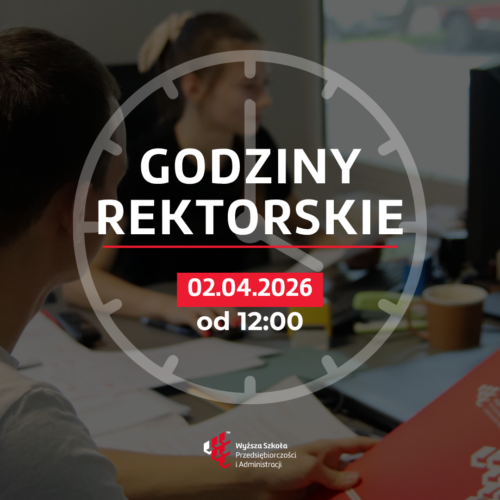 Godziny rektorskie w dniu 2 kwietnia 2026 r.