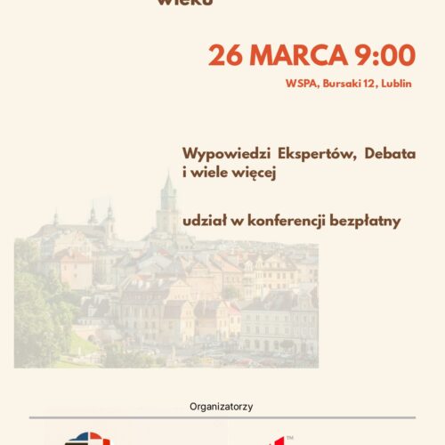 „Miasto wielu korzeni – wielokulturowy Lublin XXI wieku” – konferencja w WSPA już 26 marca