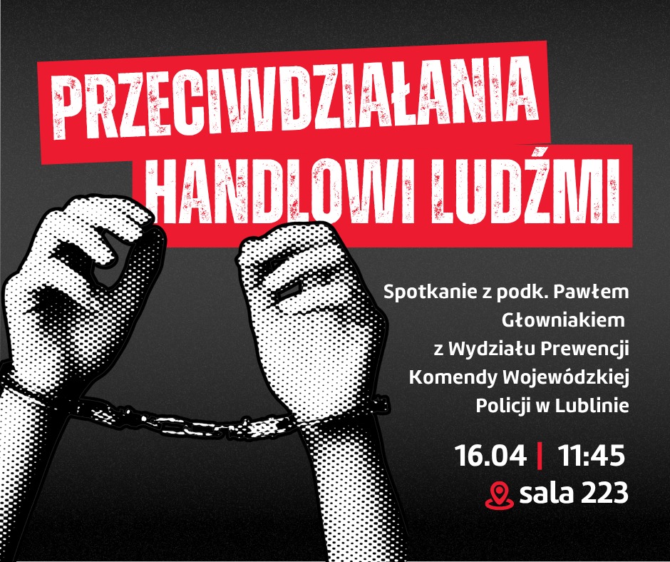 Przeciwdziałania handlowi ludźmi – spotkanie edukacyjne dla studentów WSPA