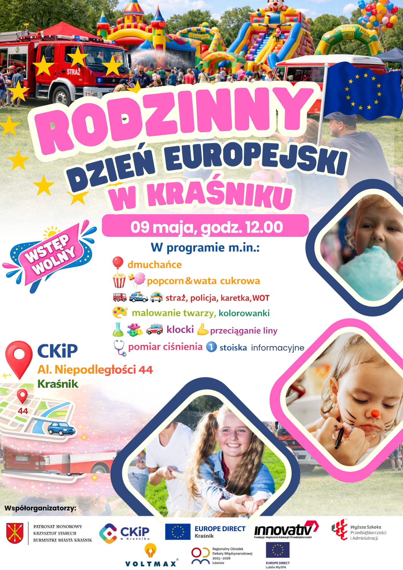 Zapraszamy na Rodzinny Dzień Europejski w Kraśniku