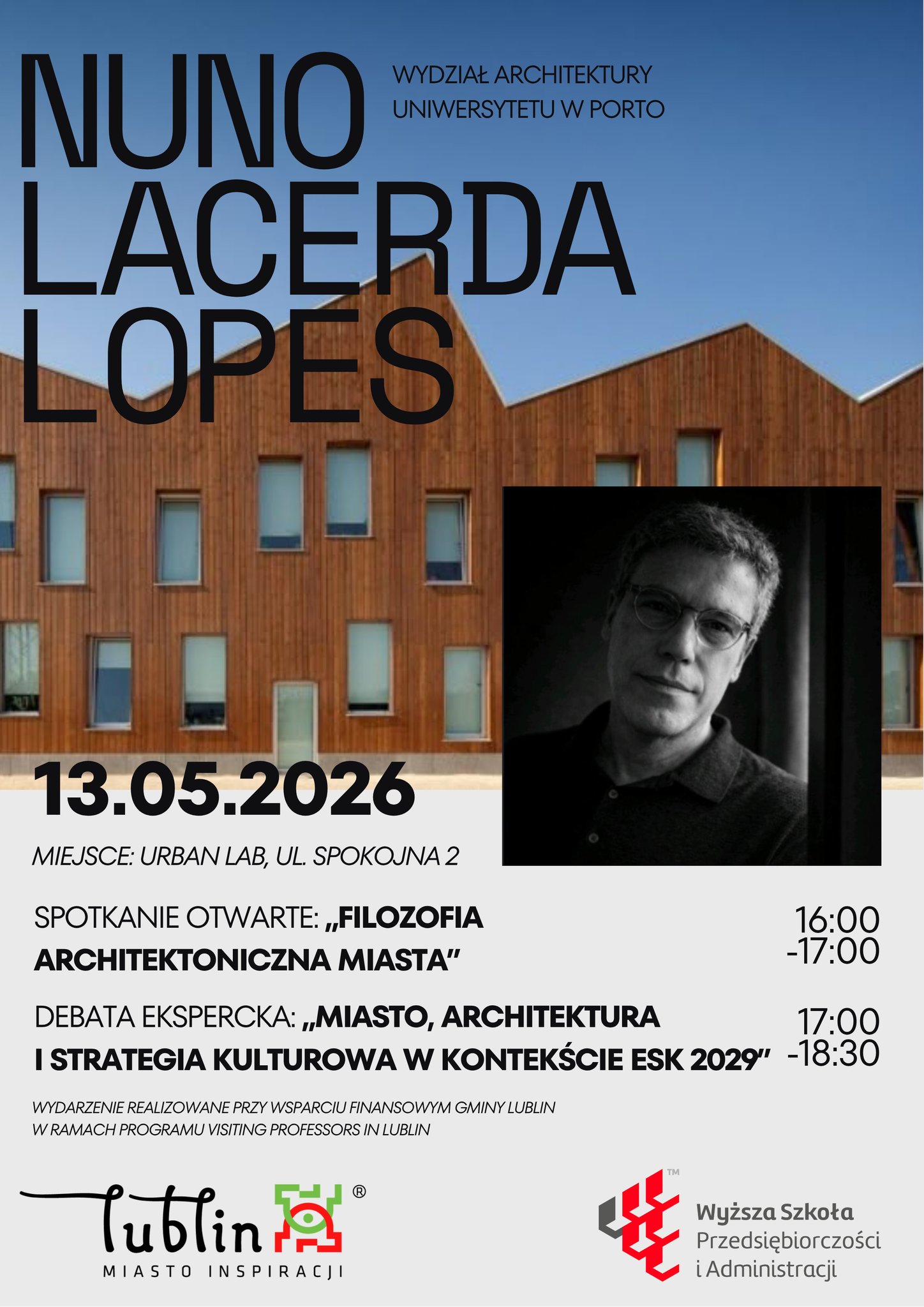 Spotkanie z prof. Nuno Lacerda Lopes w Urban Lab Lublin
