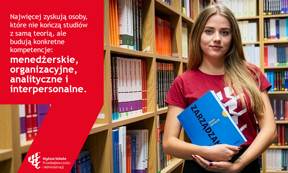 Czy zarządzanie to dobry kierunek do pracy w HR lub biznesie &ndash; studenci podczas pracy zespołowej