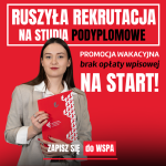 Rusza rekrutacja na studia podyplomowe w WSPA. Na start promocja wakacyjna