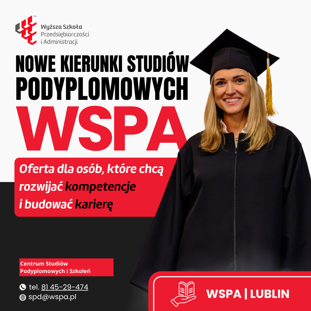 Nowe kierunki studiów podyplomowych w WSPA