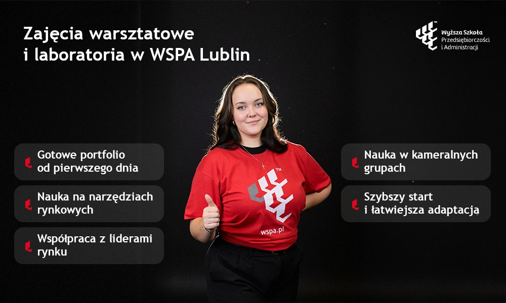 Zajęcia warsztatowe i laboratoria w WSPA Lublin - profil praktyczny studiów