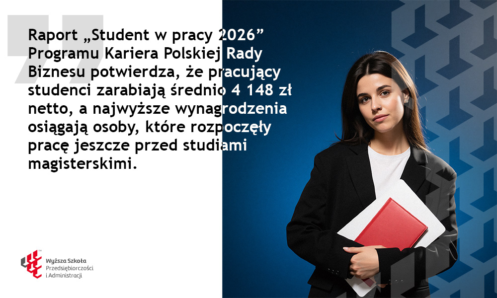 Łączenie pracy z nauką na studiach niestacjonarnych z zarządzania - student pracujący zdalnie z materiałami dydaktycznymi