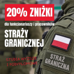 20% zniżki na studia dla funkcjonariuszy i pracowników Straży Granicznej