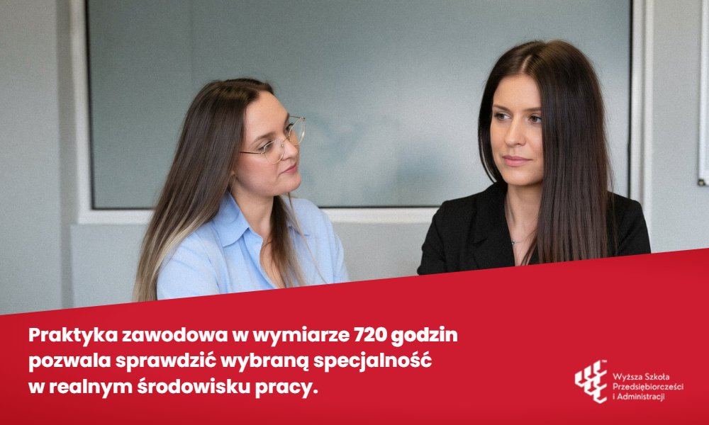 Praktyka zawodowa 720 godzin na kierunku Finanse i rachunkowość w WSPA - studenci przy pracy w parze 