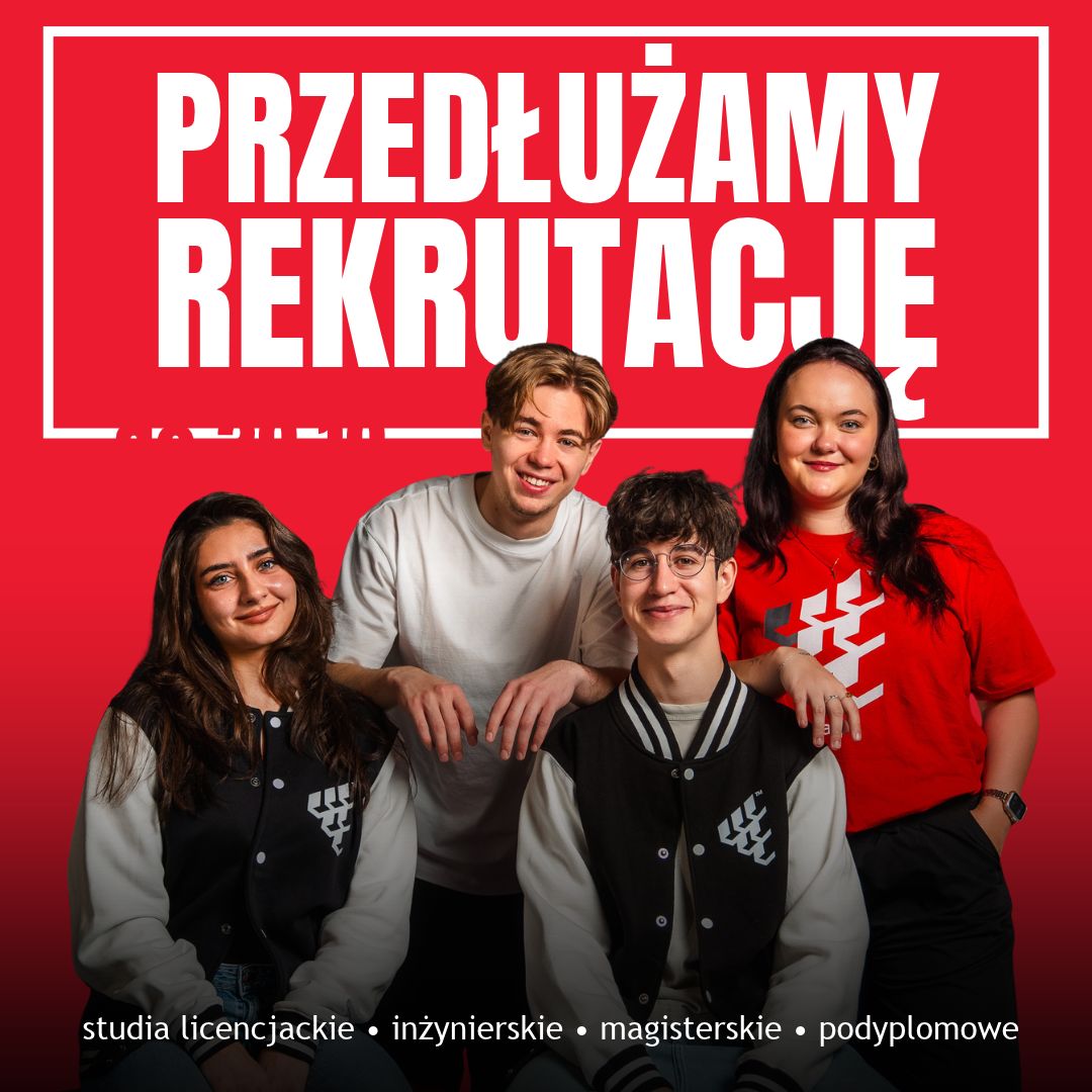 Przedłużamy rekrutację do 31 października! Dołącz do WSPA na rok akademicki 2026/2027